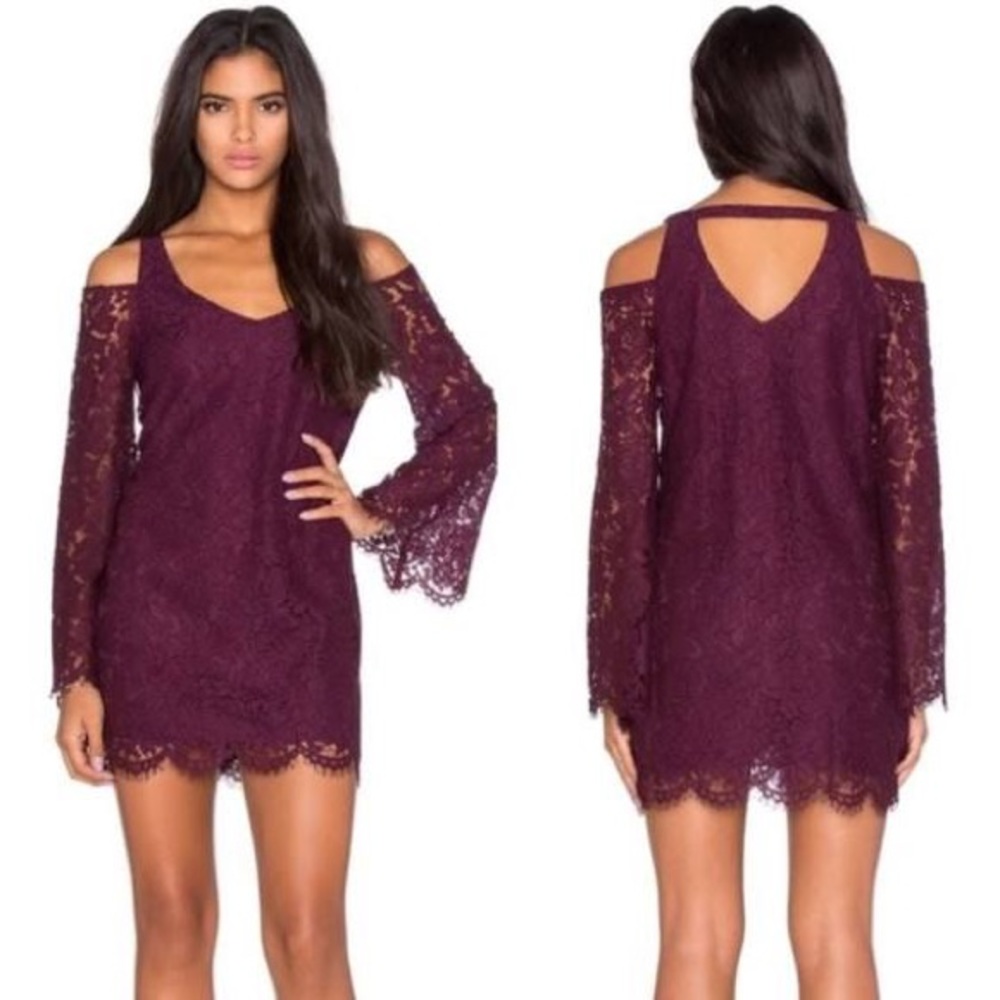Lace mini dress